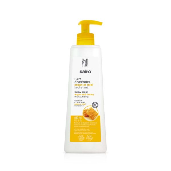 Lait corporel argan et miel 400 ml