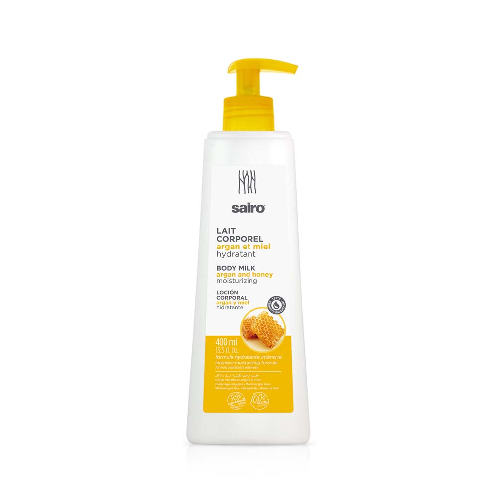 Lait corporel argan et miel 400 ml