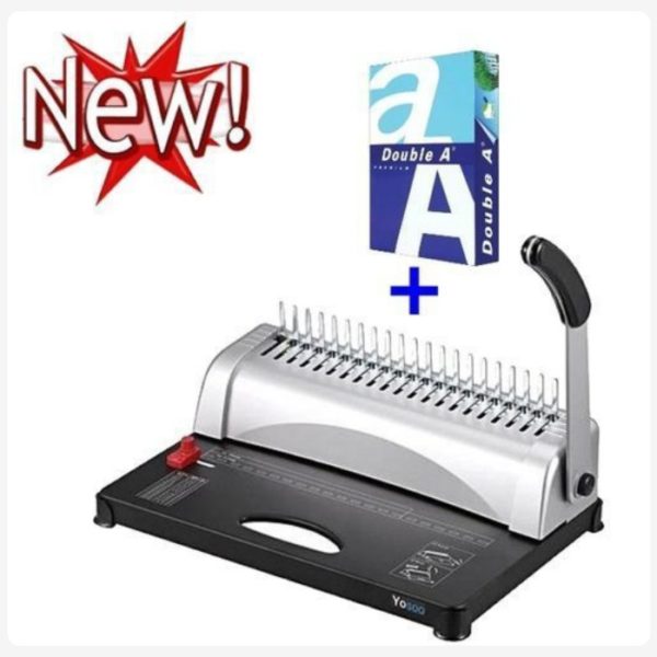 Machine à relier perforeuse Reliure +1 pacte de papier RAM offert