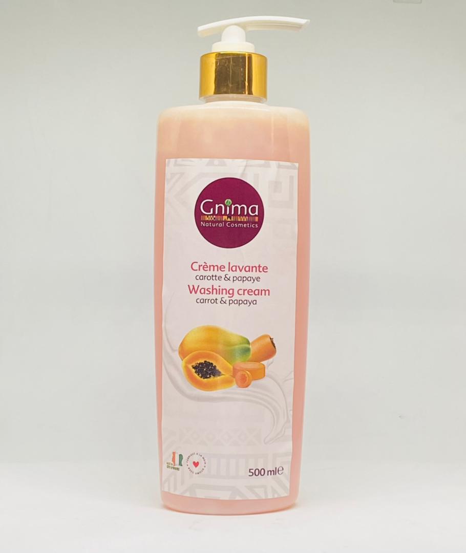 Crème lavante carotte & papaye