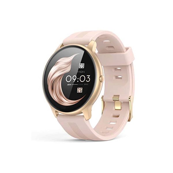 Montre intelligente LW11 Smartwatch femme, AGPTEK pour Android et iOS - Rose/Or
