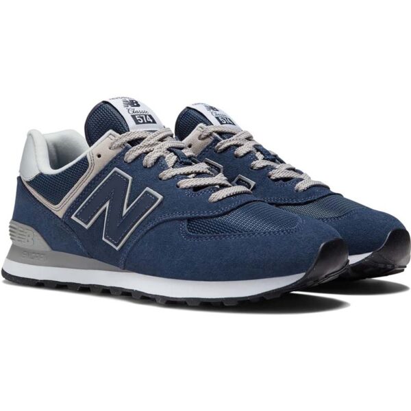 Baskets New Balance Nb 574 pour homme - Bleu marine/Blanc