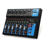 F7 Console de mixage numérique USB pour karaoké professionnel – Image 4