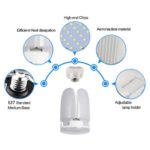 Ampoule blade LED extra-puissante dépliable 60W – Image 3