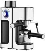 Machine à café semi-automatique professionnelle Machine à expresso en acier inoxydable – Image 4