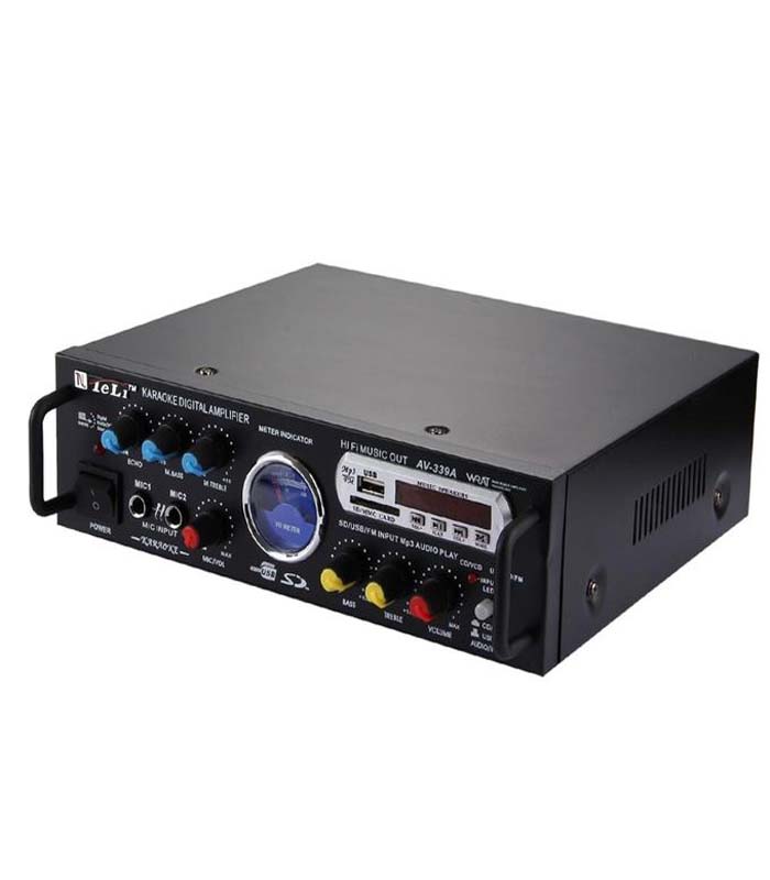 Amplificateur Audio Radio -usb -Card sd-Noir – Image 3