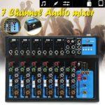 F7 Console de mixage numérique USB pour karaoké professionnel