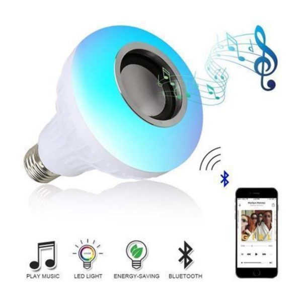 Ampoule Led - Haut-Parleur - Bluetooth -Multicolore
