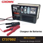 CROWN Chargeur De Batterie CT37002