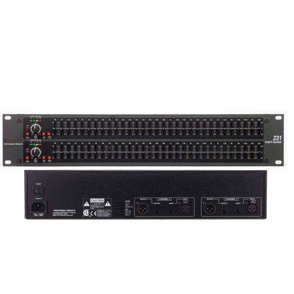 Système D’égaliseur Graphique DBX 231- double canal 31 série 2