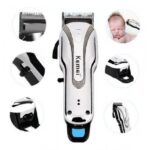 Kemei Tondeuse à Cheveux KM-1992 Rechargeable – Argent – Image 2