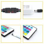 Bande Lumineuse LED Télécommandée Flexible - 5M – Image 5