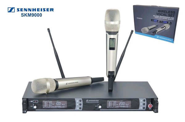 Microphone baladeur professionnel sans fil numérique Skm 9000