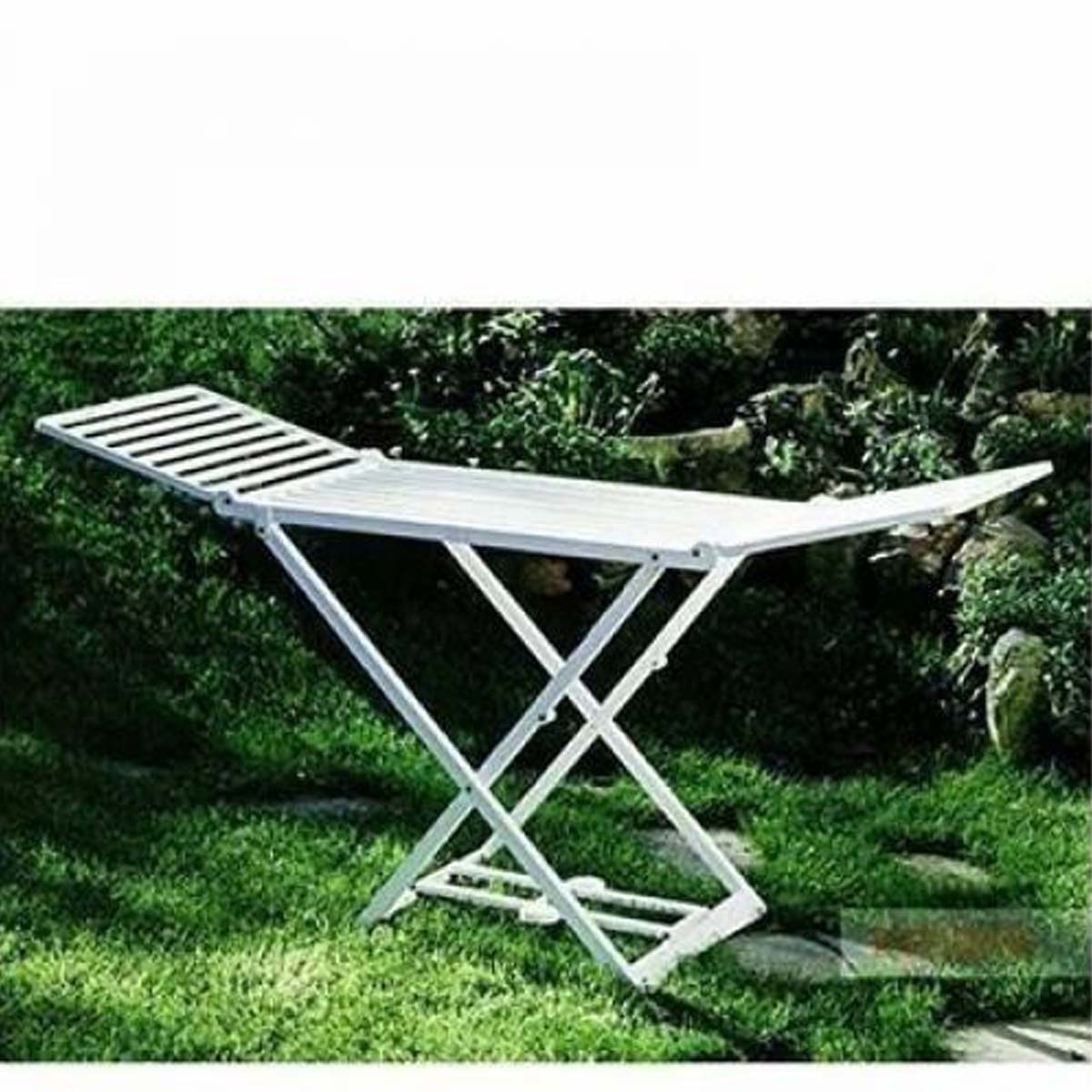 Séchoir à linge en plastique Pliable - Blanc