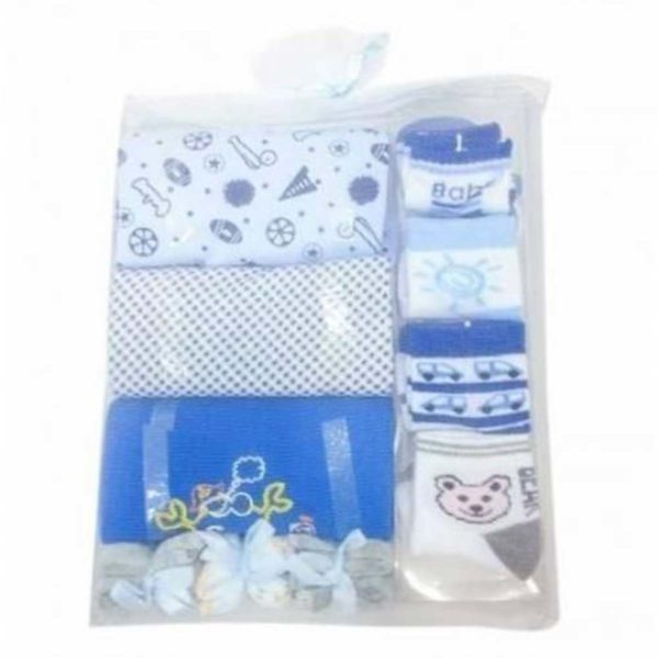 Kit De Maternité - 3 Barboteuses - 4 Chaussons - 3 Pochettes