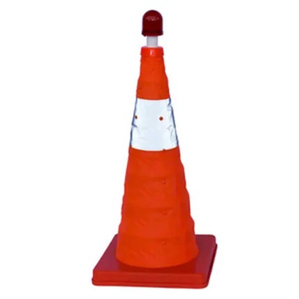 Cône de sécurité pliable de 50 cm de hauteur