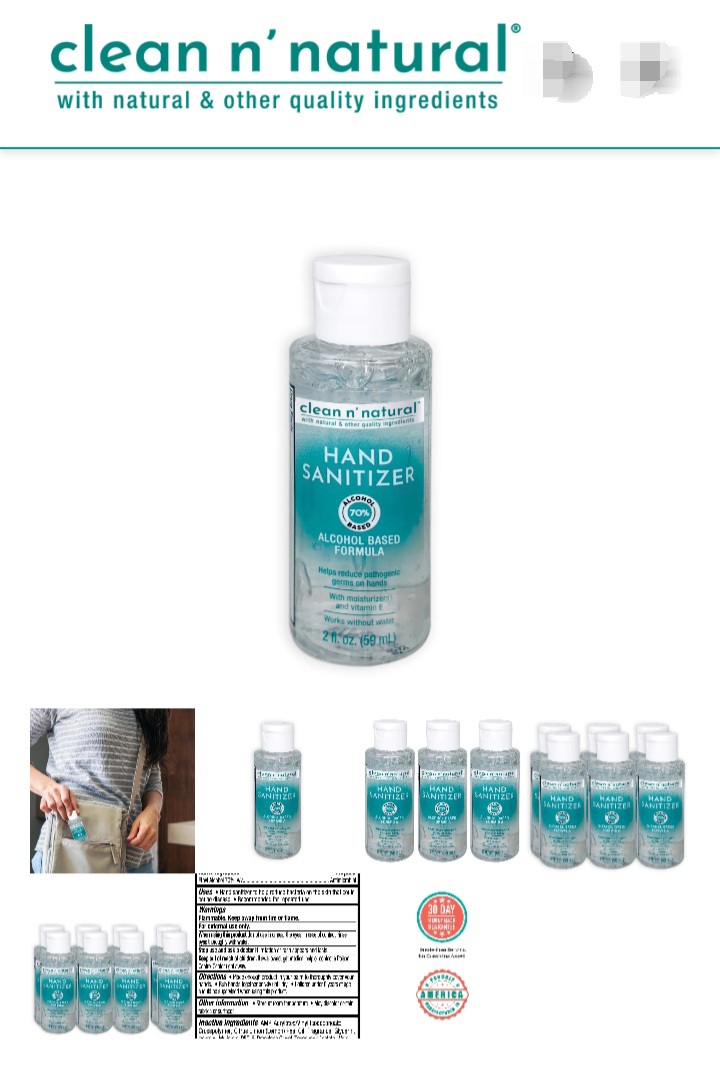 Gel de main 59ml - HAND SANITIZER - 24 Pièces