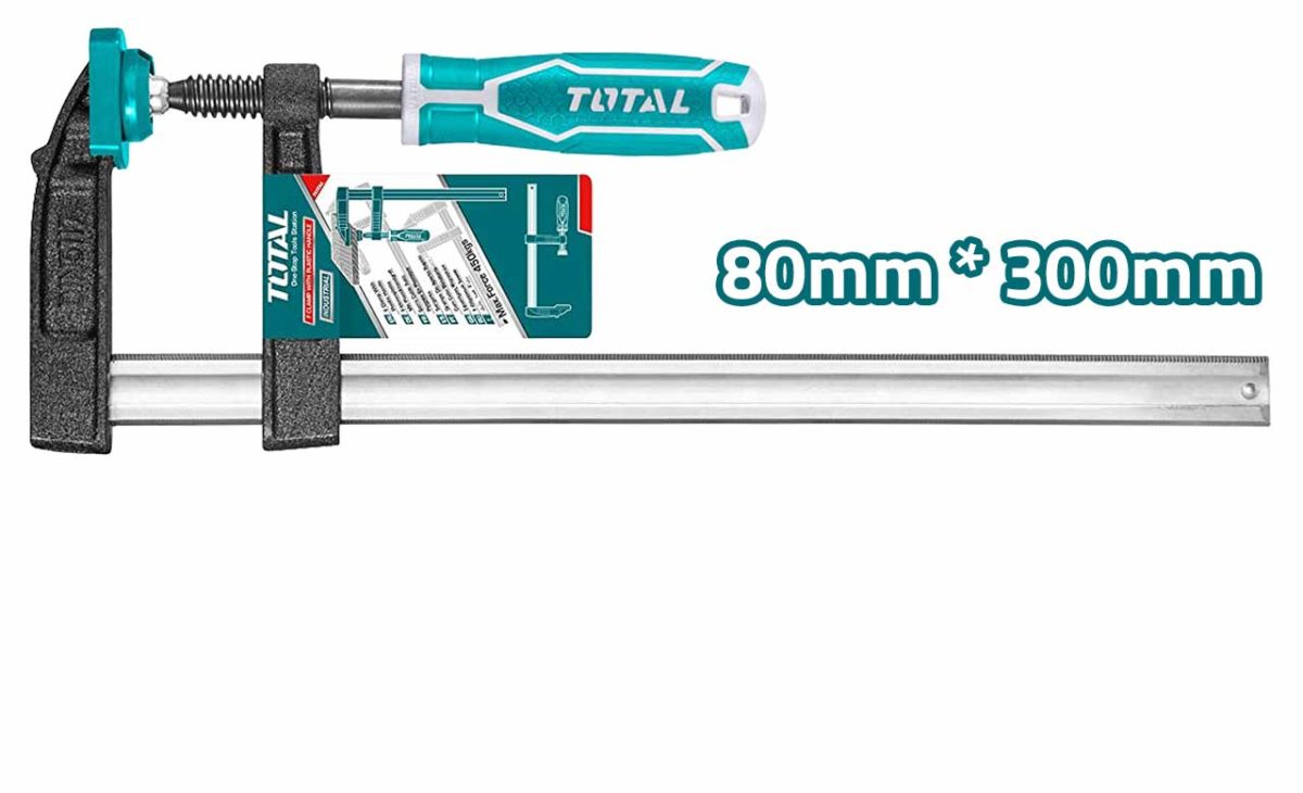 TOTAL Serre joint 80 x 300mm x 20 pcs