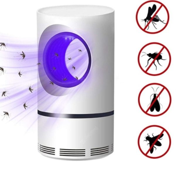 Lampe LED Photocatalyseur Anti-Moustique Électrique USB