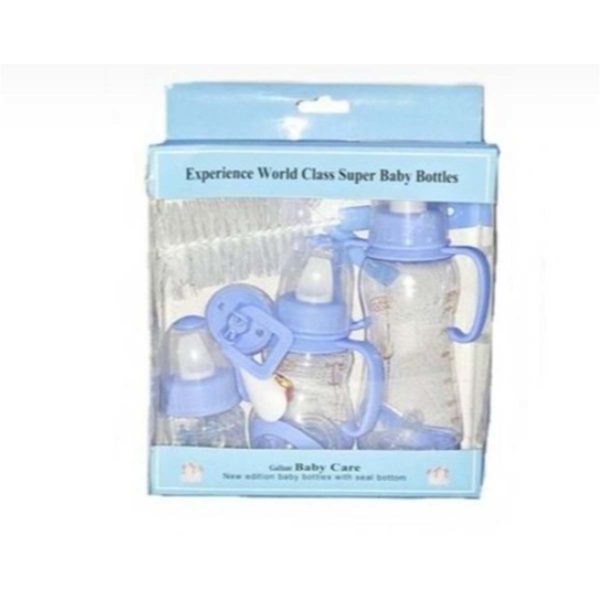 Ensemble trois biberons 260ml,150 ml, 60 ml,multicolore