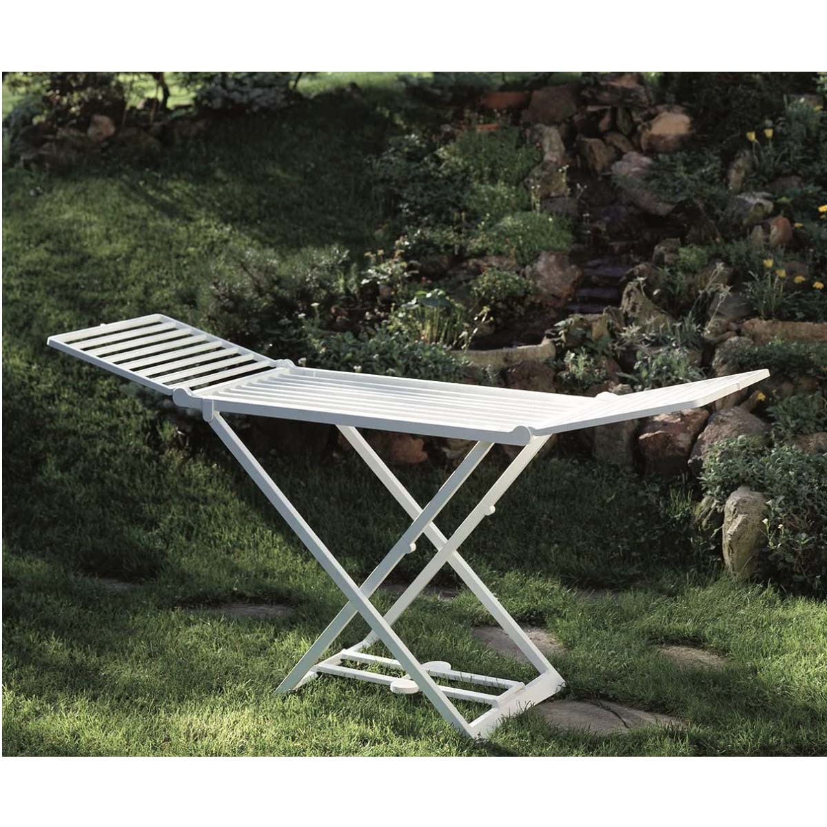 Séchoir à linge en plastique Pliable - Blanc – Image 5