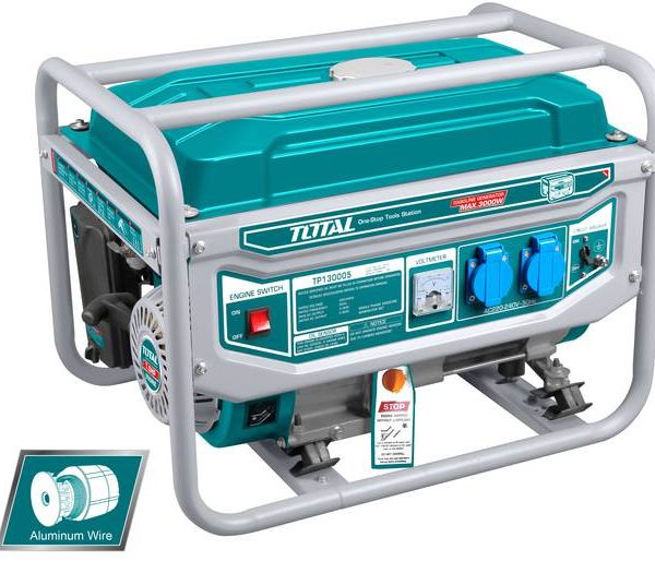 TOTAL Groupe Electrogène 3000W=3.75kva – TP130005