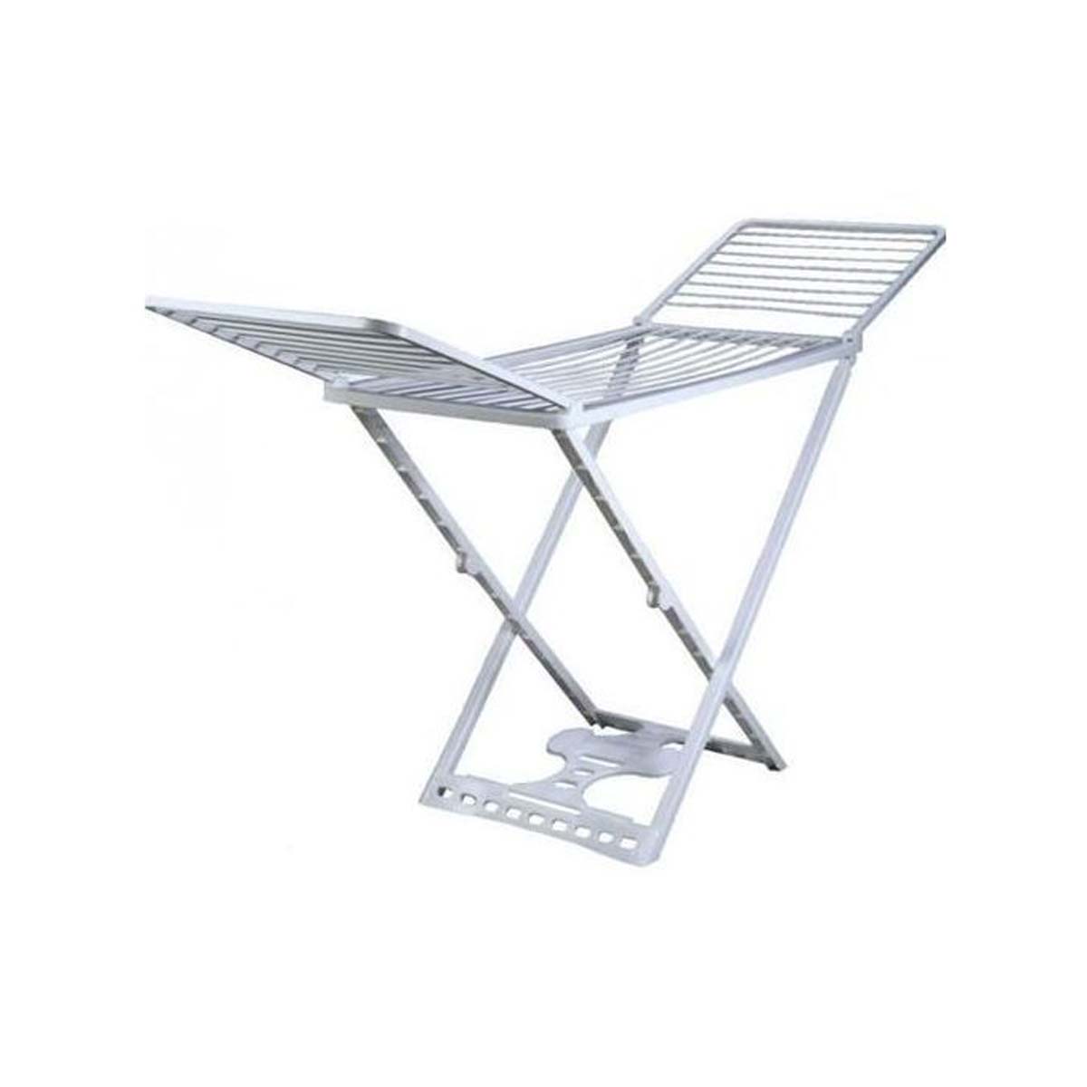 Séchoir à linge en plastique Pliable - Blanc – Image 4