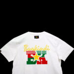T-shirt Burkindi motif Afrique Bogolan à col rond - Blanc – Image 3