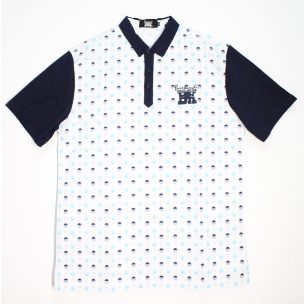 Polo Adulte Burkindi avec motif  - Blanc/Multicolore