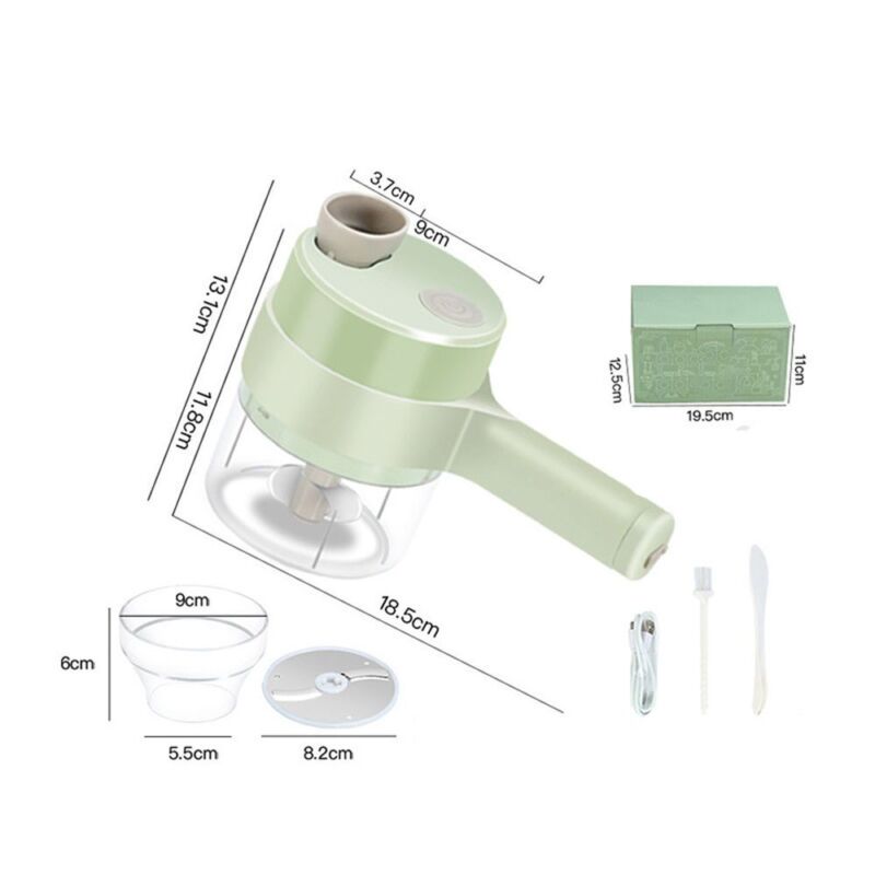 Mini Hachoir électrique à légumes sans fil 2 en 1 – Image 6