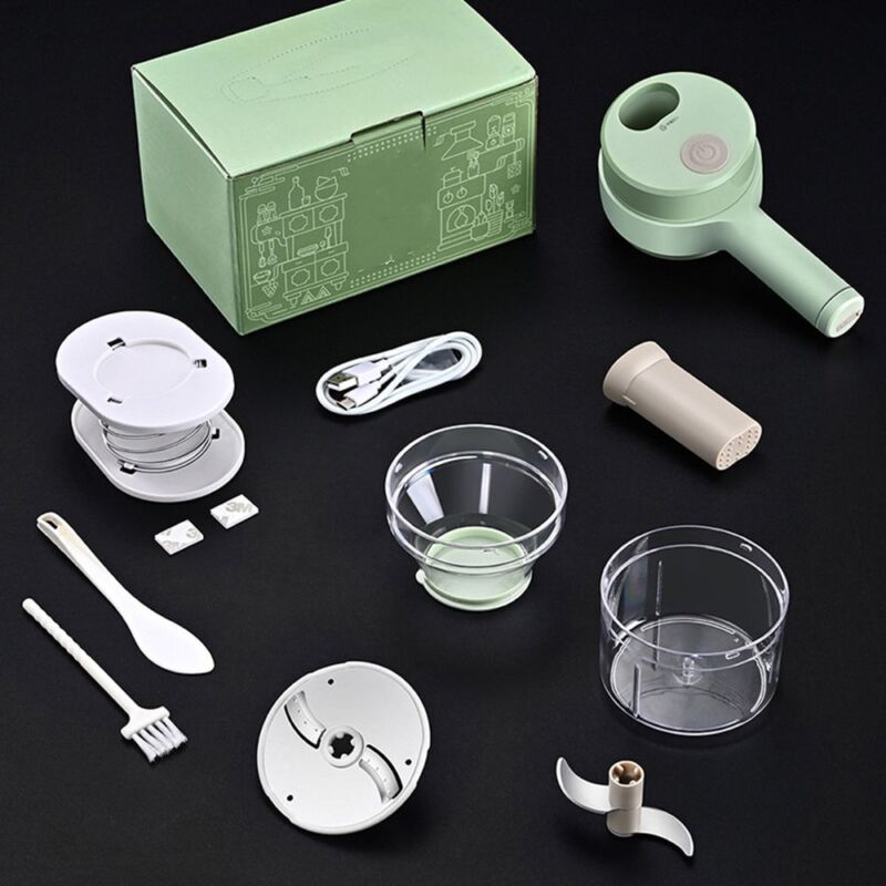 Mini Hachoir électrique à légumes sans fil 2 en 1 – Image 7