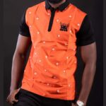 Polo Adulte Burkindi avec motif  - Marron/Noir
