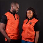 Polo Adulte Burkindi avec motif  - Marron/Noir – Image 2