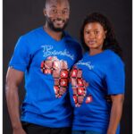 T-shirt Burkindi Afrique Lwili à col rond - Bleu – Image 2