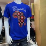 T-shirt Burkindi Afrique Lwili à col rond - Bleu