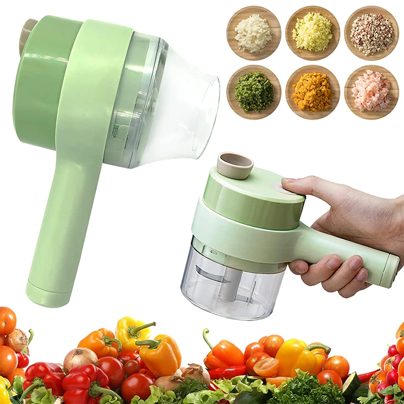 Mini Hachoir électrique à légumes sans fil 2 en 1 – Image 5