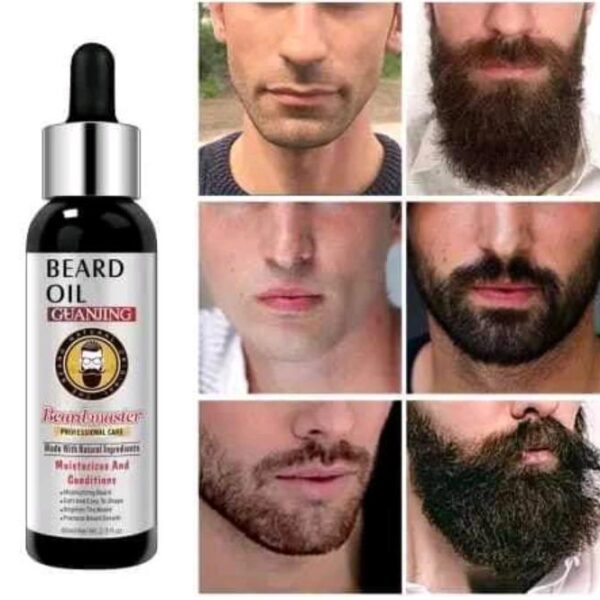 Huile Beard Oil pour la pousse des cheveux et la barbe