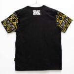 T-shirt Burkindi motif Afrique Bogolan à col rond - Noir – Image 4