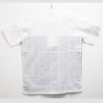 Chemise Burkindi Danfani à manches courtes - Marron/Blanc – Image 3