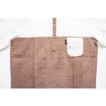 Chemise Burkindi Danfani à manches courtes - Marron/Blanc – Image 2