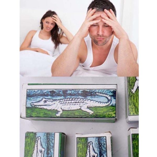 Lot de 3 Pommades Crocodile Aphrodisiaque Homme - Naturel