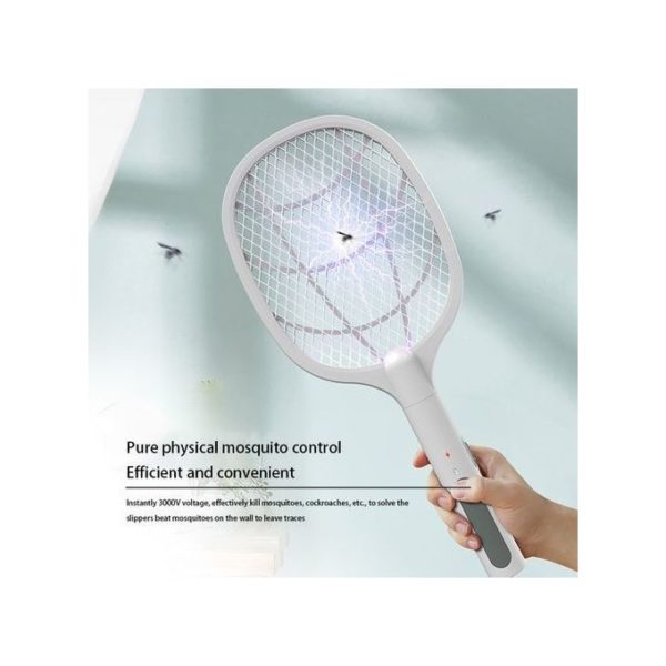 Raquette Lumineuse Electrique - Anti Moustique - Rechargeable - FB-880