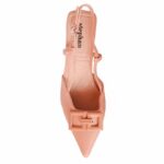 Escarpins à talons à bride arrière - Rose – Image 3