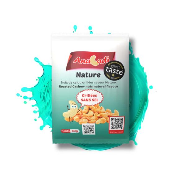Anacadi Noix de cajou saveur naturelle - Apero Snacks 20g