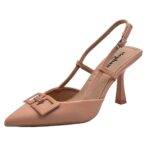 Escarpins à talons à bride arrière - Rose – Image 2
