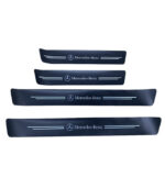 4pcs Autocollant de protection de seuil de porte de voiture -MERCEDES
