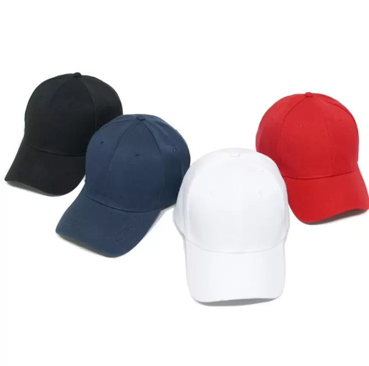 rBVaR1rCQnaAGQbiAAD0alYKRYg398 Lot de 4 casquettes - Blanc - Bleu- Rouge -Noir – Image 1