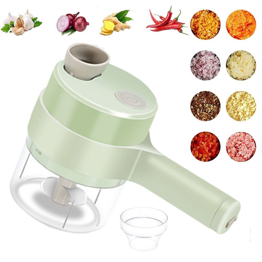Mini Hachoir électrique à légumes sans fil 2 en 1 – Image 10