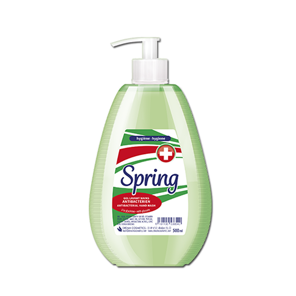 spring_savon_mains_antibacteurien_glyceurine Savon liquide parfumé antibactérien glycérine – Image 1