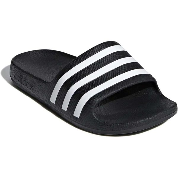 Sandales Adidas Adilette Comfort Aqua Slide Mixte Adulte - Noir/Blanc